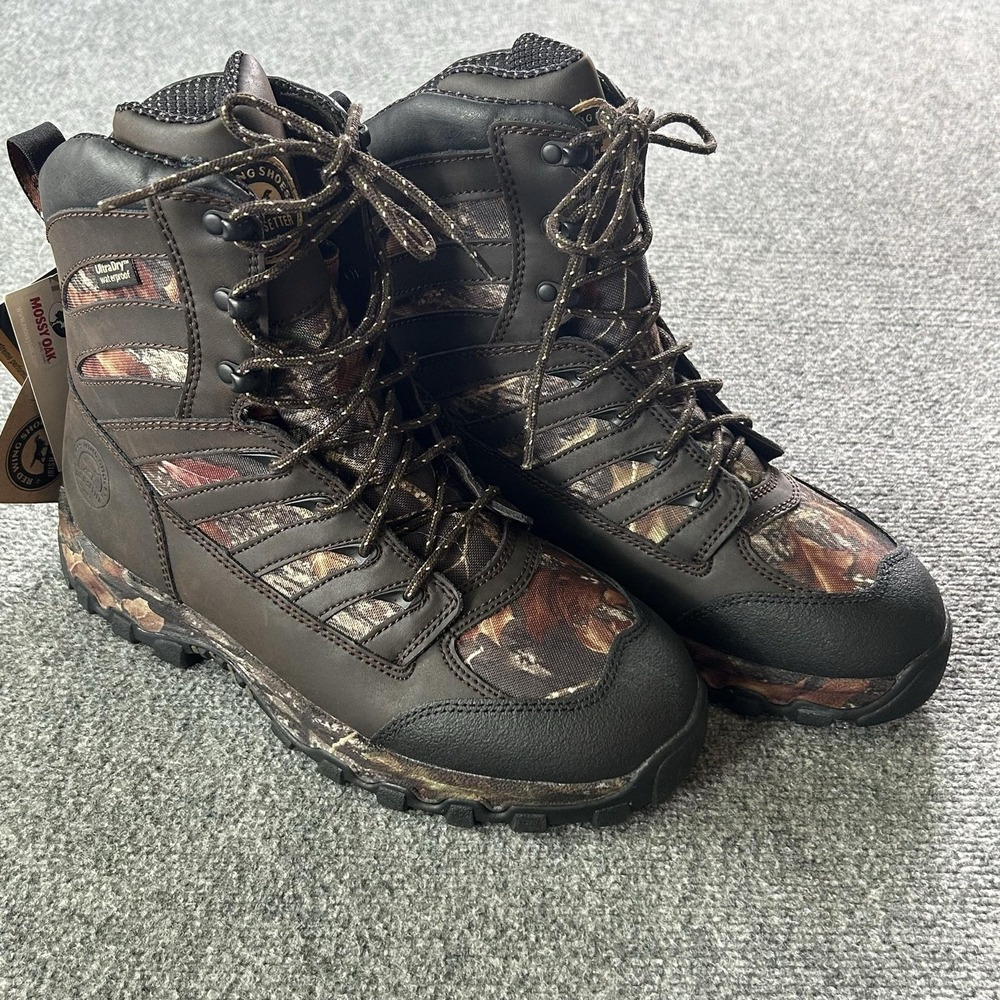 Irish Setter Hunt 3887 Boots Womens 10 Brown Leather Camo Waterproof Insulated
